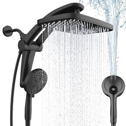 Dock-Free Dual Rain Shower Head Combo