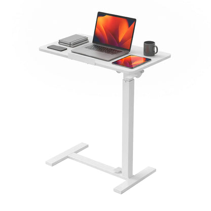 Tiltable, height-adjustable, and movable standing laptop desk